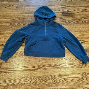 Lululemon Half Zip Scuba Hoodie XS/S Iron Blue